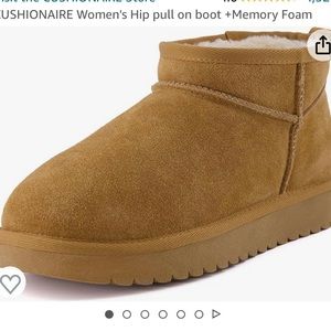 Cushionaire mini ankle boots